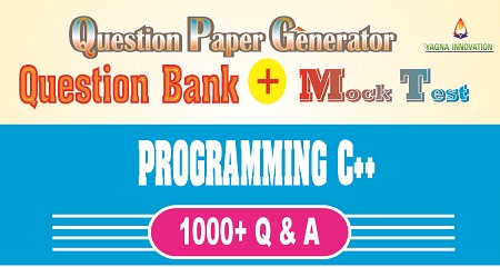 Program C++ Question Bank + Mock Test + Question Paper Generator